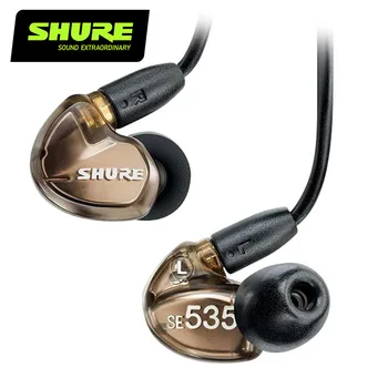 Pôvodné Shure SE535 IEM (In-ear Slúchadlá Drôtové Slúchadlá Športové High-fidelity Stereo Zníženie Hluku 3,5 mm Profesionálne Hifi